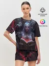 Женская пижама с шортами / Demonic book