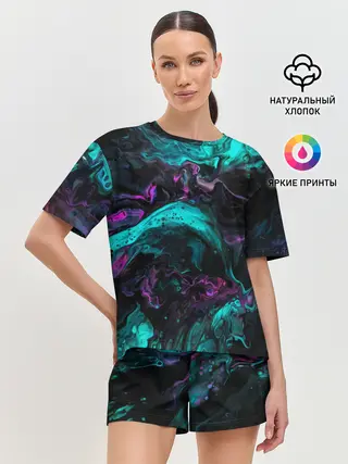 Женская пижама с шортами / ТЕКСТУРЫ