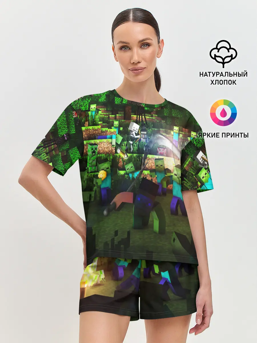 Женская пижама с шортами / КРИПЕР