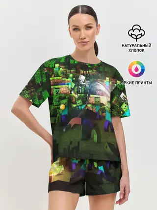 Женская пижама с шортами / КРИПЕР