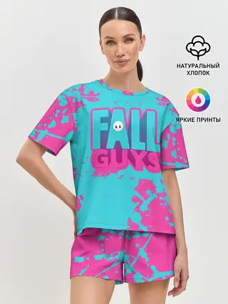 Женская пижама с шортами / Fall Guys: Ultimate Knockout