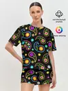 Женская пижама с шортами / ЦВЕТЫ