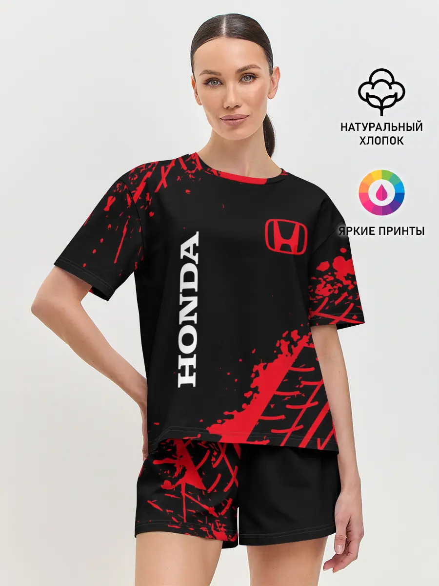 Женская пижама с шортами / HONDA / ХОНДА
