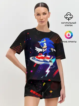 Женская пижама с шортами / Sonic | Соник