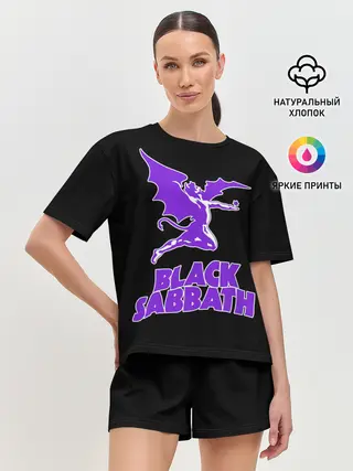 Женская пижама с шортами / Black Sabbath
