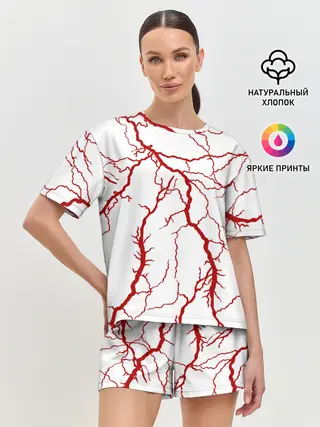Женская пижама с шортами / Сосуды