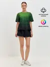 Женская пижама с шортами / Паутина в лесу