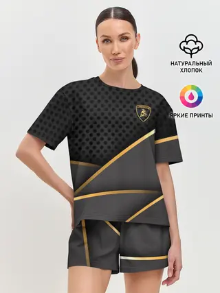 Женская пижама с шортами / Lamborghini