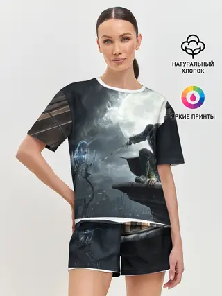 Женская пижама с шортами / Dishonored
