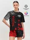 Женская пижама с шортами / TOYOTA / ТОЙОТА