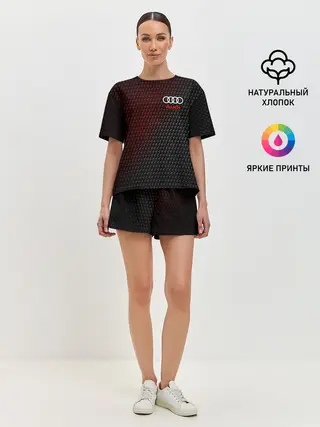 Женская пижама с шортами / AUDI / АУДИ