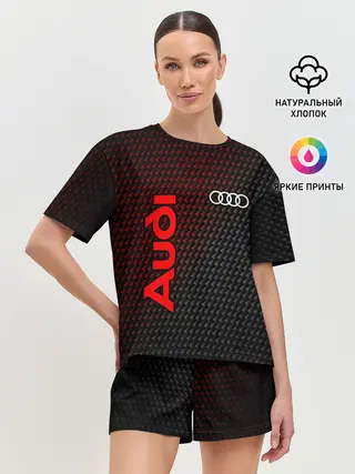 Женская пижама с шортами / AUDI / АУДИ