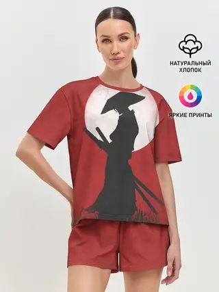 Женская пижама с шортами / Last samurai