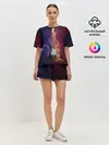 Женская пижама с шортами / Гитара огня
