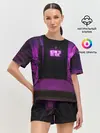 Женская пижама с шортами / Неоновый стиль