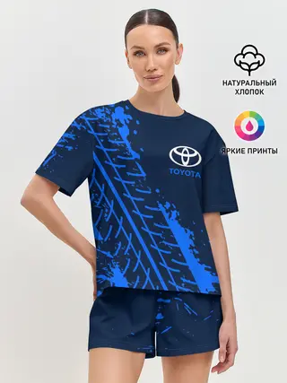 Женская пижама с шортами / TOYOTA / ТОЙОТА
