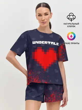 Женская пижама с шортами / UNDERTALE / АНДЕРТЕЙЛ