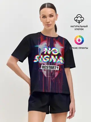 Женская пижама с шортами / Череп