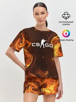 Женская пижама с шортами / COUNTER STRIKE