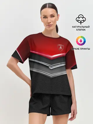 Женская пижама с шортами / Lamborghini