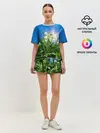 Женская пижама с шортами / Подснежники