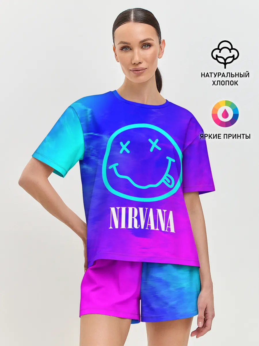 Женская пижама с шортами / NIRVANA / НИРВАНА