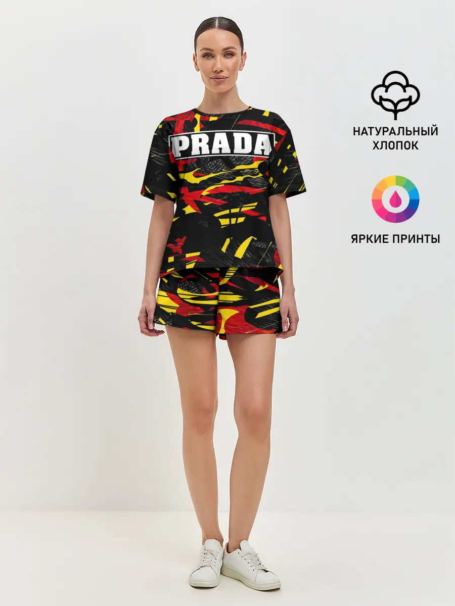 Женская пижама с шортами / PRADA