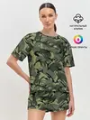 Женская пижама с шортами / Камуфляж