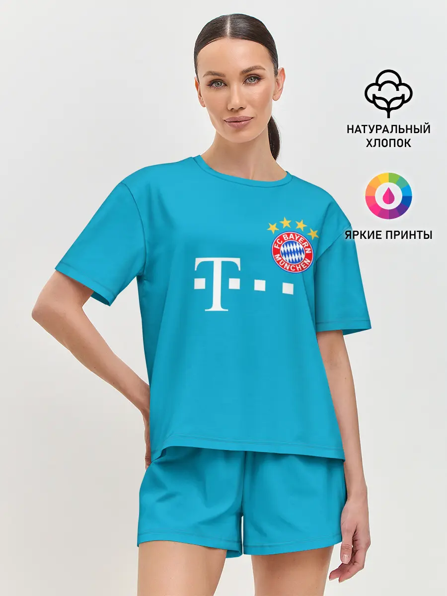 Женская пижама с шортами / Bayern | Бавария 20-21 г.