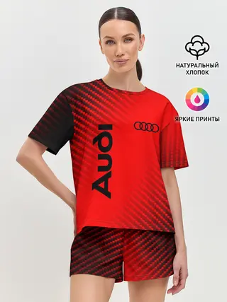 Женская пижама с шортами / AUDI / АУДИ
