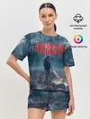 Женская пижама с шортами / Stranger Things