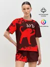 Женская пижама с шортами / ЪУЪ СЪУКА