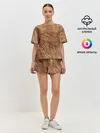 Женская пижама с шортами / собака друг человека