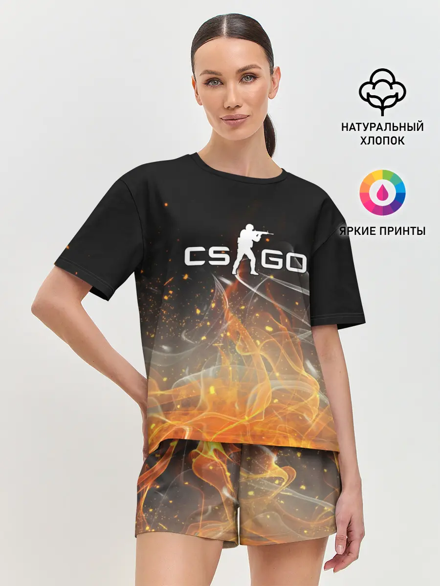 Женская пижама с шортами / COUNTER STRIKE