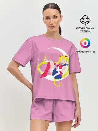 Женская пижама с шортами / Сейлор мун