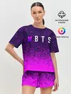 Женская пижама с шортами / BTS / БТС
