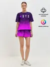 Женская пижама с шортами / BTS / БТС