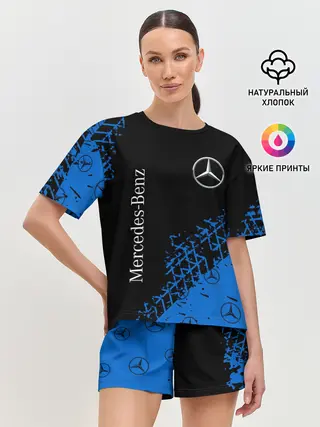 Женская пижама с шортами / MERCEDES / МЕРСЕДЕС
