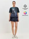 Женская пижама с шортами / Одинокий пес в озере слез