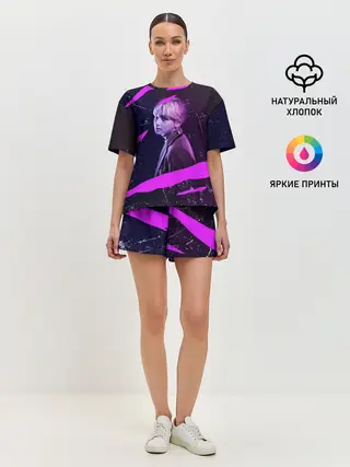 Женская пижама с шортами / BTS