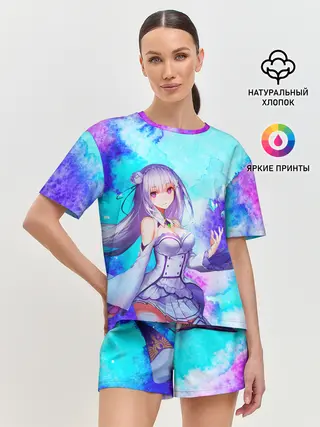 Женская пижама с шортами / Re:Zero