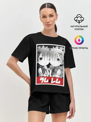 Женская пижама с шортами / Re:Zero