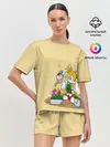 Женская пижама с шортами / Sonic.