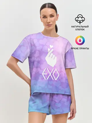 Женская пижама с шортами / EXO