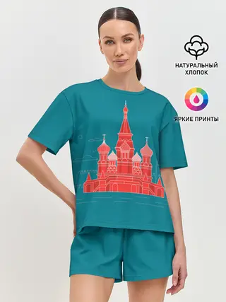 Женская пижама с шортами / Москва