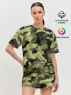 Женская пижама с шортами / Милитари