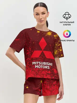 Женская пижама с шортами / MITSUBISHI / МИТСУБИСИ