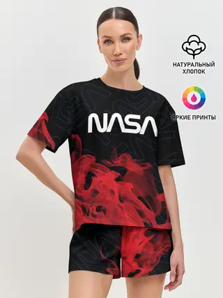 Женская пижама с шортами / NASA / НАСА