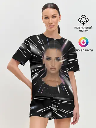 Женская пижама с шортами / Ольга Бузова