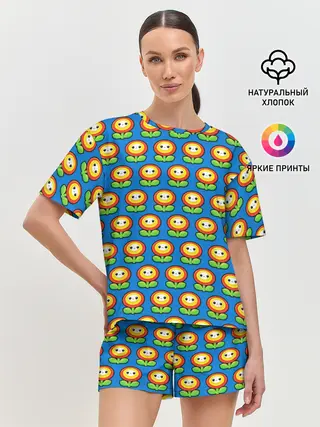 Женская пижама с шортами / Super Mario